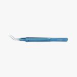 12mm Corydon Style Capsulorhexis Forceps Anodized titanium with curved shaft and anti-glare finish