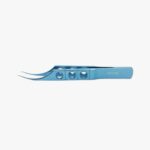 Colibri Forceps – 0.12mm Teeth 85mm Anodized titanium with open-slot handle and anti-glare finish
