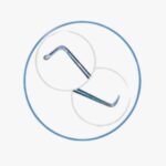 Lieberman / Quick Chop Phaco Chopper Double-Ended Anodized titanium with slim round handle and anti-glare finish