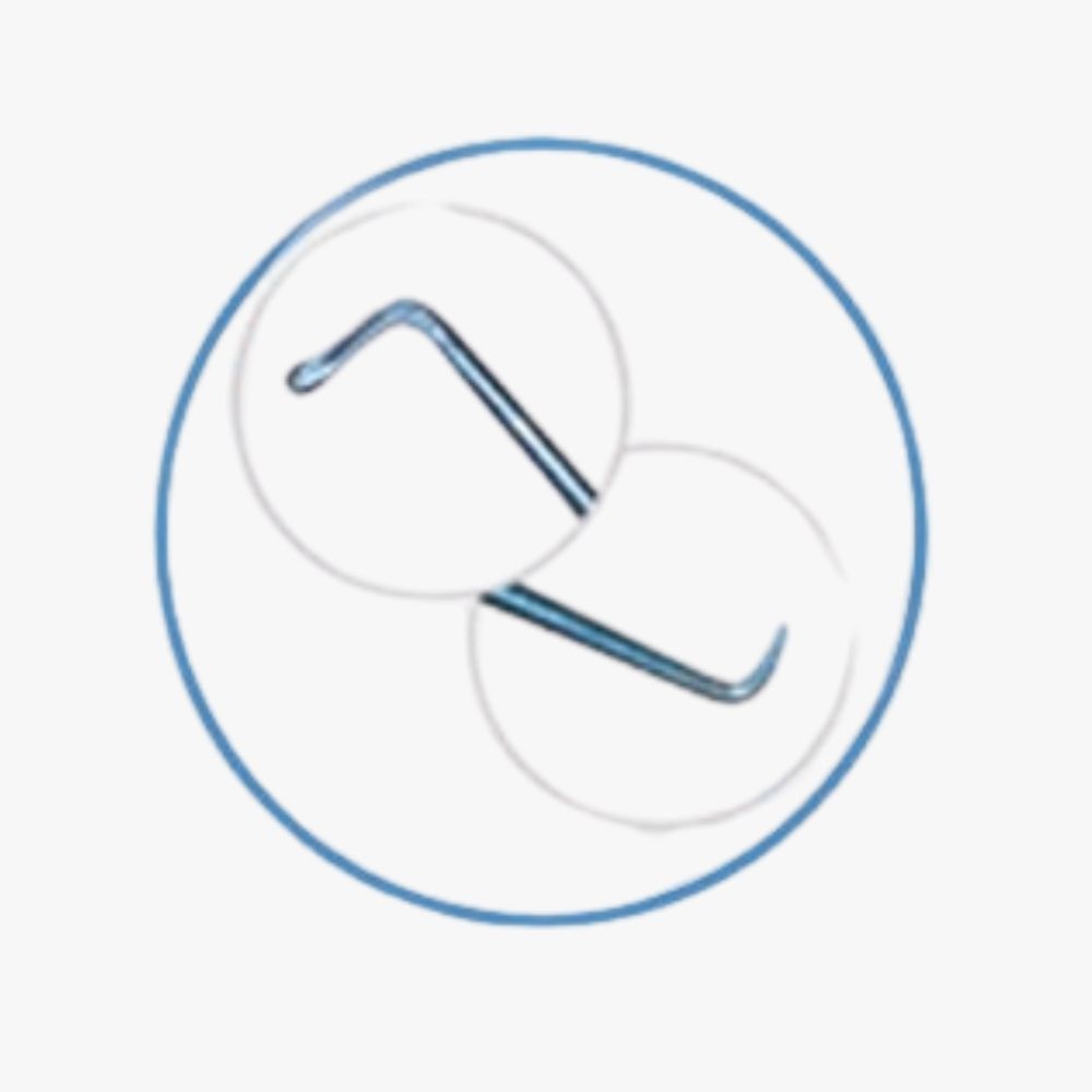 Lieberman / Quick Chop Phaco Chopper Double-Ended Anodized titanium with slim round handle and anti-glare finish