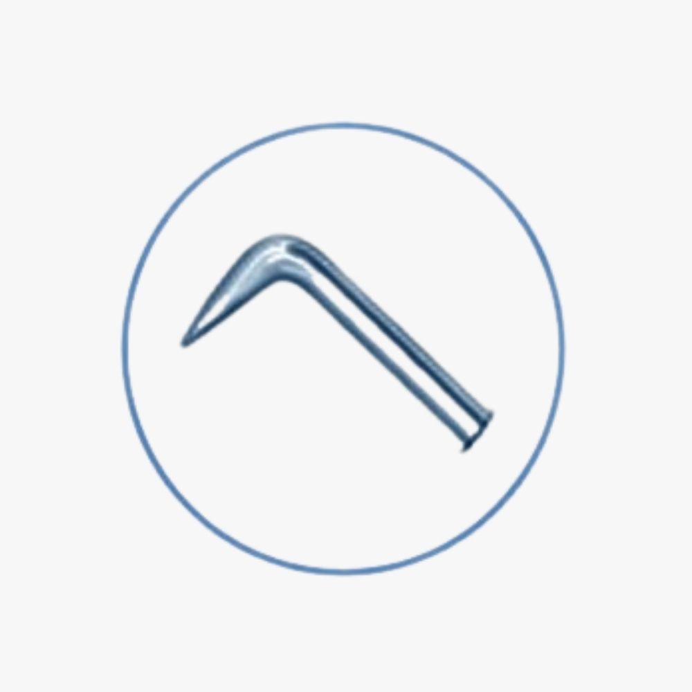 Minardi Quick Phaco Chopper – Sharp Tip Anodized titanium with slim, round handle and anti-glare finish