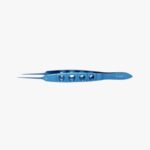 Fixation Toothed Forceps – 0.12mm Teeth Anodized titanium with lightweight handle and anti-glare finish