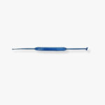 2.5mm Teardrop Shape Schocket Scleral Depressor Anodized titanium with round handle and anti-glare finish