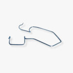 13.5mm Blades Wire Eye Speculum Anodized titanium with polished finish and 52mm length