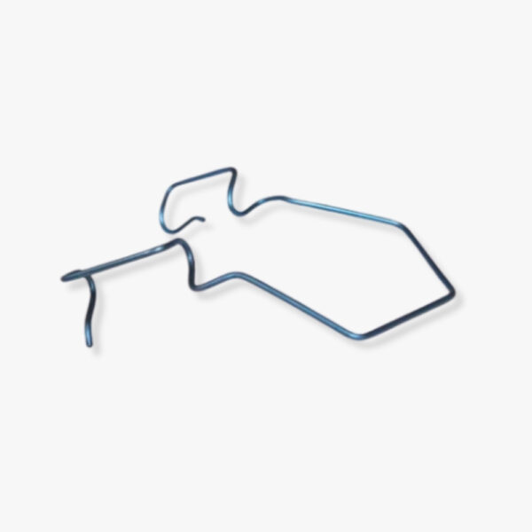 13.5mm Blades (Nasal Placement) Nagahara Wire Speculum Anodized titanium with polished finish and 52mm length