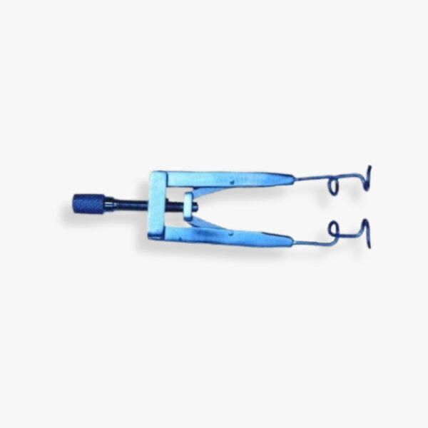 Adjustable Pediatric Wire Speculum – 7mm Blades Anodized titanium with screw-adjustable frame and anti-glare finish