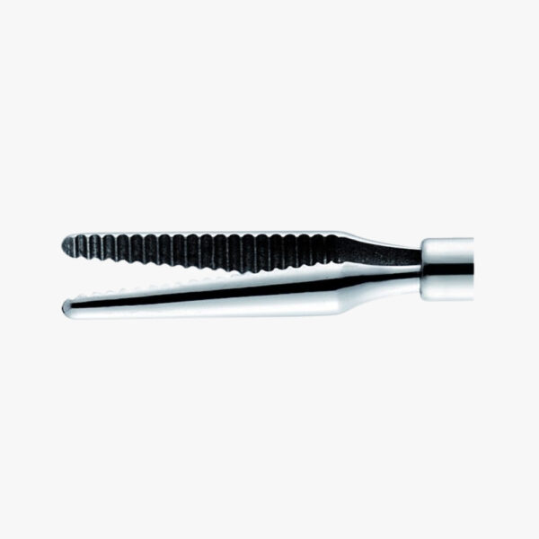 Serrated Retinal Forceps – Straight Shaft 23G Stainless steel with smooth straight shaft and polished finish