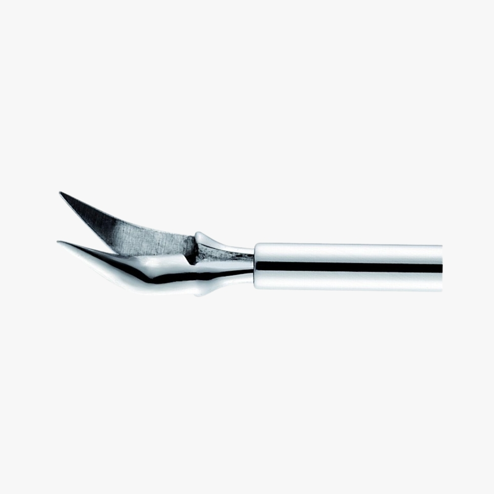 Retinal Scissors – 45° Angled Shaft 23G Stainless steel with smooth angled shaft and polished finish