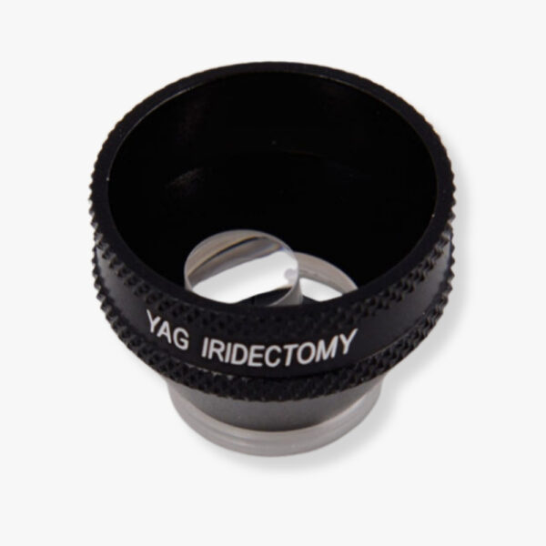 YAG Iridectomy Lens – black anodized metal body