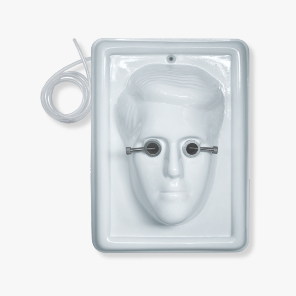 Phaco eye fixation head – i-MASK simulator with drainage tube