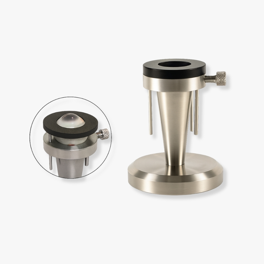 i-STAND Eye Ball Stand – Stainless steel ophthalmic fixation device with circular base