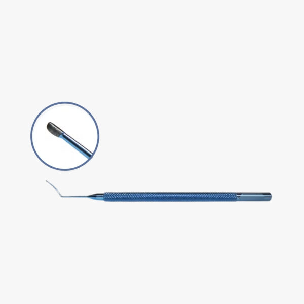 ICL Manipulator Anodized titanium with slim, round handle and anti-glare finish