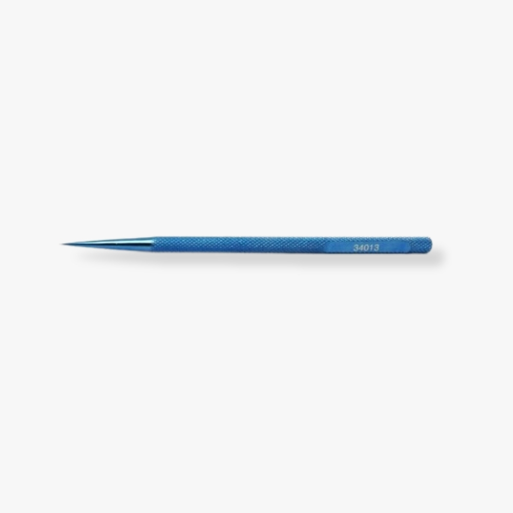 Lacrimal Dilator – Single-Ended, medium Taper Anodized titanium with textured cylindrical handle and anti-glare finish