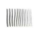 Hegar Uterine Dilator Set of  14 Pcs