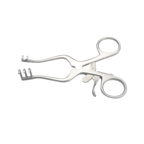 Self retaining mastoid retractor 10.5 cm for ear surgery exposure