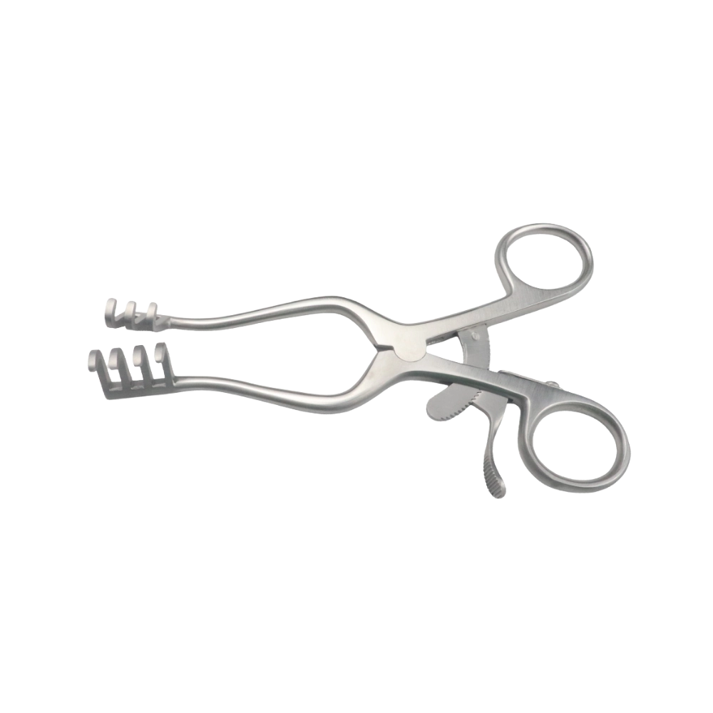 Self retaining mastoid retractor 16 cm for wide ear surgery exposure