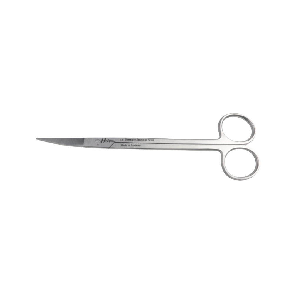 Kelly dissecting scissors 18 cm curved for general tissue dissection