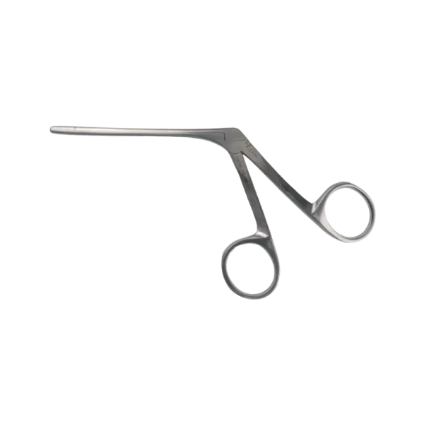 Crocodile forceps cup tip 8.5 cm for ear wax removal