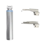 Fiberoptic laryngoscope set 2 blades for difficult intubation