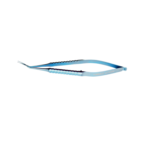 Capsulorhexis forceps Inamura style stainless steel spring handle 2.2 mm straight