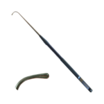 Graefe muscle hook stainless steel handle size 2 1.5 mm