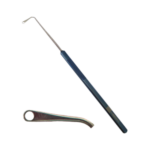 Gass retinal detachment hook stainless steel flat hook 13 mm