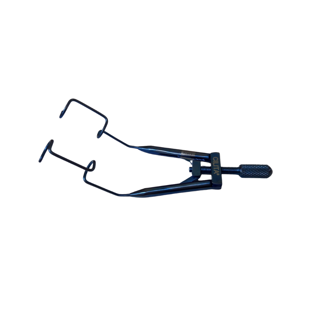 Lieberman temporal speculum stainless steel straight blades 15 mm