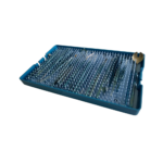 Medium plastic sterilization tray medical instrument tray