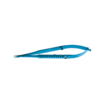 Barraquer needle holder stainless steel spring handle extra fine curved jaws 8 mm