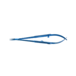 Castroviejo needle holder stainless steel spring handle straight jaws 11 mm with lock