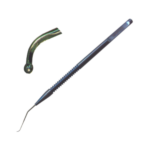 Siebel phaco chopper stainless steel angled handle left hand design