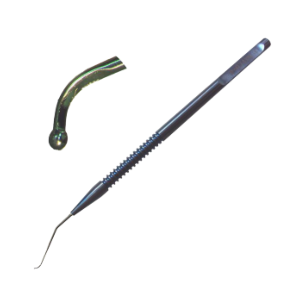 Siebel phaco chopper stainless steel angled handle left hand design