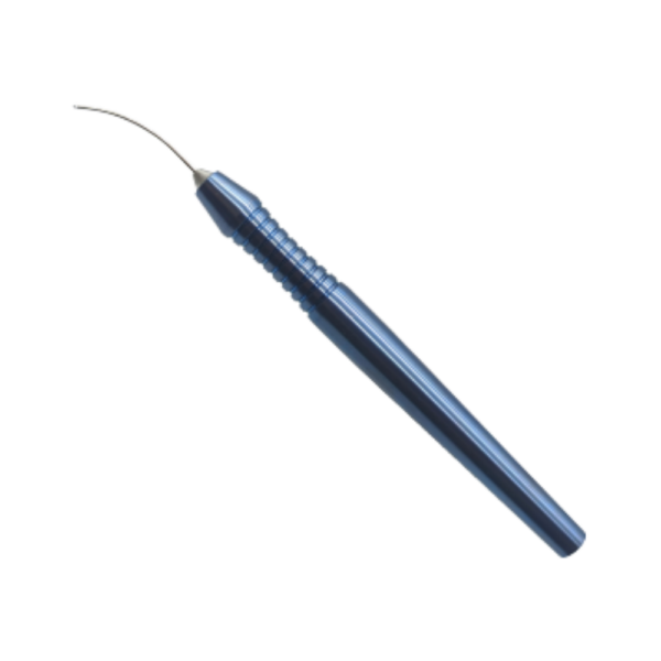 Irrigation handpiece stainless steel handle dual 0.4 ports