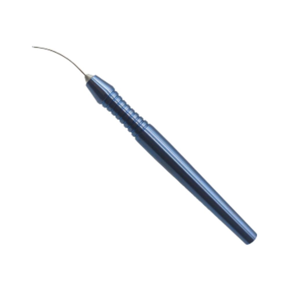 Irrigation handpiece stainless steel handle dual 0.4 ports