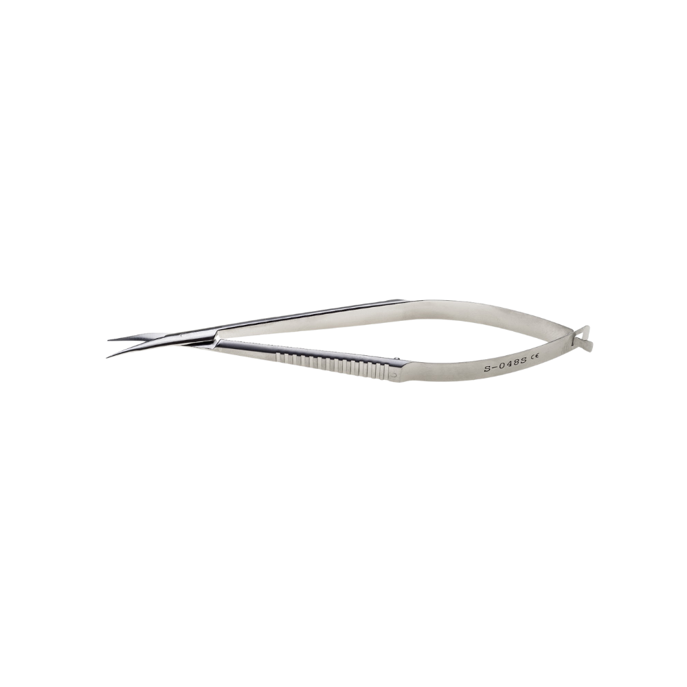 Conjunctiva scissors stainless steel curved 19 mm blades