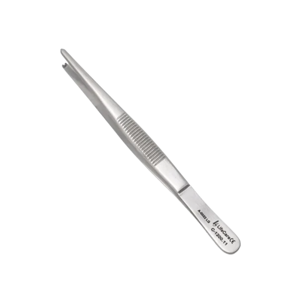 Tissue Forceps 1 X 2 Teeth Standard Pattern 4.5 Inch surgical instrument