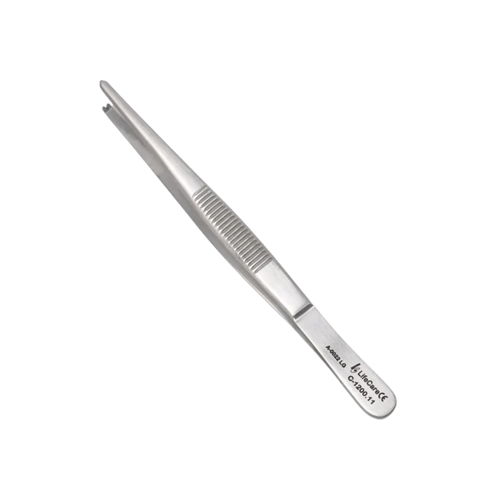 Tissue Forceps 1 X 2 Teeth Standard Pattern 4.5 Inch surgical instrument