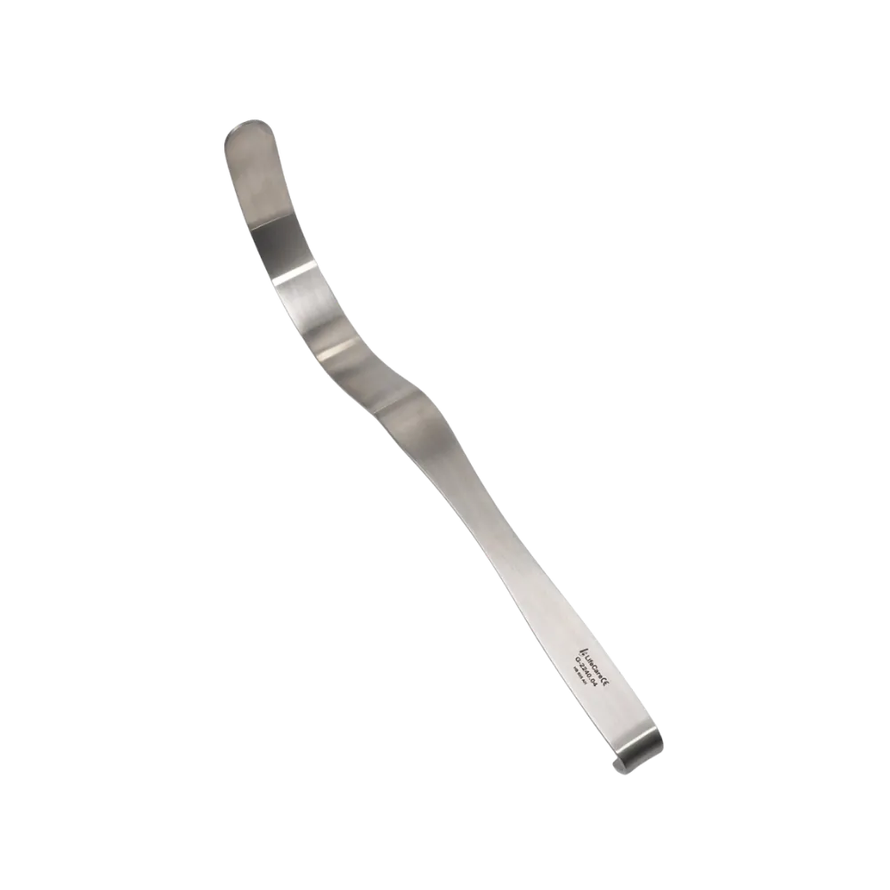 Deaver Retractor Fig.1 300X25Mm surgical instrument with narrow curved blade