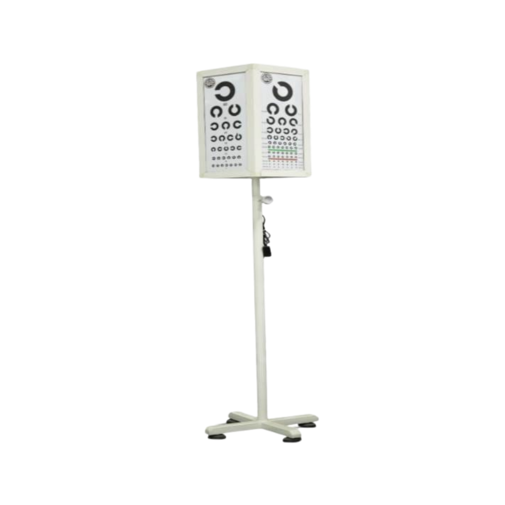 Illuminated Vision Chart used for precise ophthalmic diagnostics and vision screening
