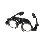 Adjustable trial frame, lightweight mixed-material ophthalmic frame, adjustable PD variant