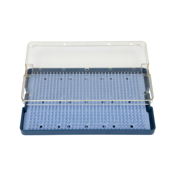 Sterilization tray with silicone mat and transparent lid, medical resin tray, transparent lid variant