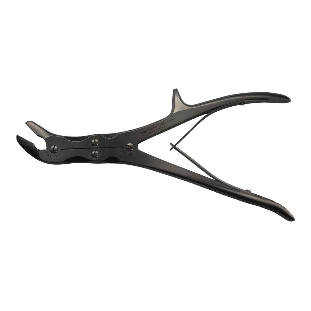 Double Action Curved Bone Rongeur (Duckbill) -S surgical instrument