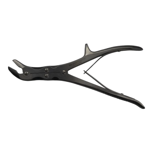 Double Action Curved Bone Rongeur (Duckbill) -L surgical instrument